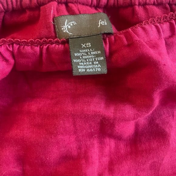 Fei Red Long Skirt - Picture 2 of 3